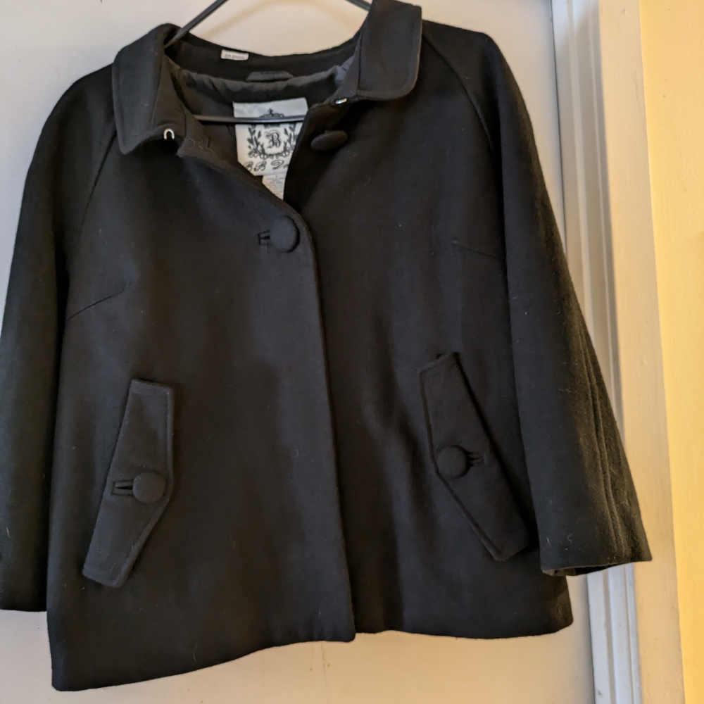 BB Dakota Women's Cropped Outerwear Black Jacket. US L.